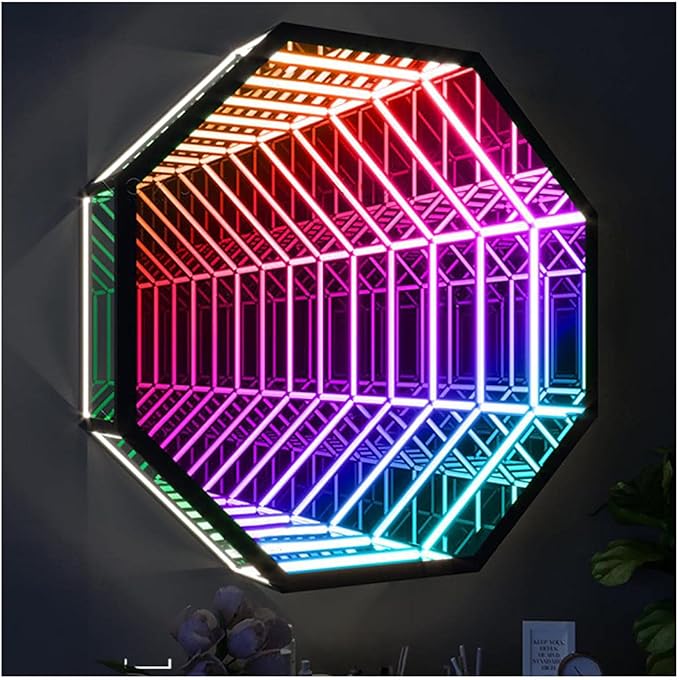 Kinetic 'Kaleidoscope' Mirror Spinner — Whimsical 3D Infinite Vision