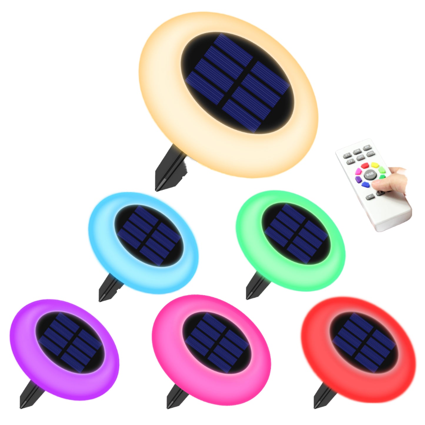 Color-Changing 'Follow Me' Path Lights — Whimsical Motion Interactive Glow