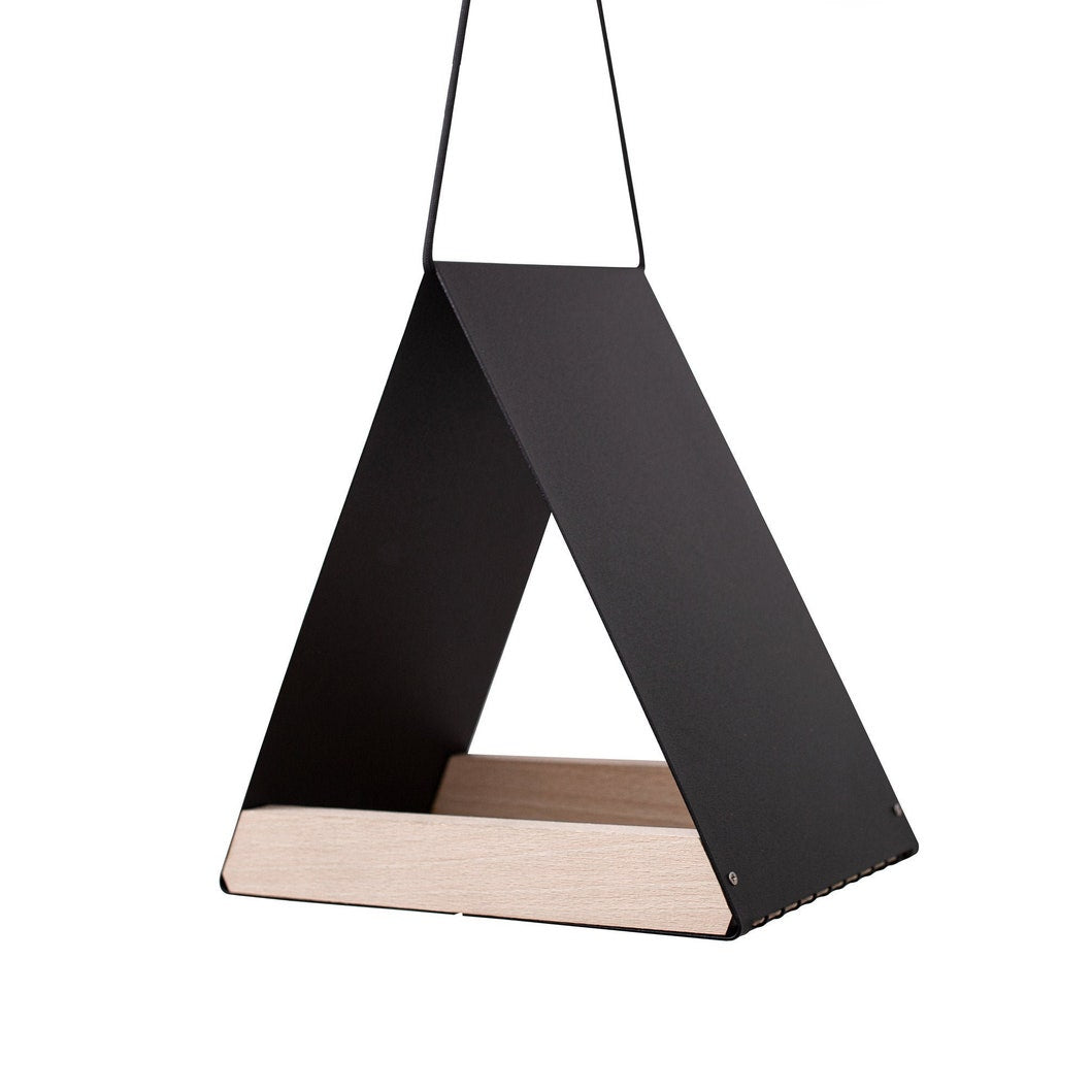 Geometric 'Forest' Modular Bird Feeder — Modern Stainless Steel Sanctuary